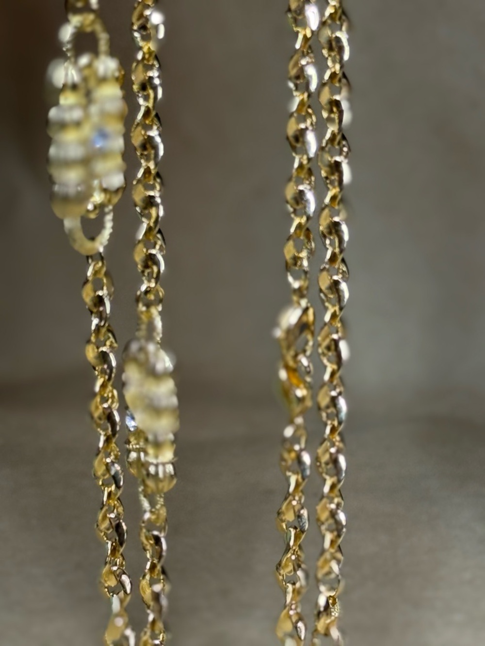 Camrose & Kross Gold-Tone Long 3pc Chain Necklace and Bracelet Set - Picture 12 of 15